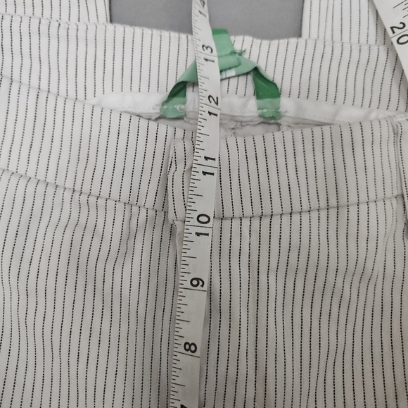 DIP Off White Striped Stretch Straight Leg Pants! - Picture 6 of 8